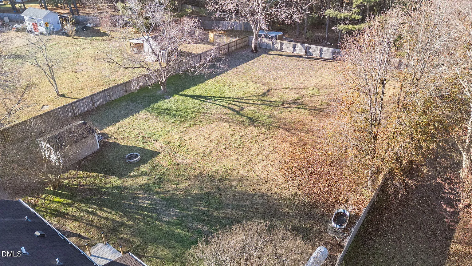 Large Backyard in Rivers Edge Clayton NC