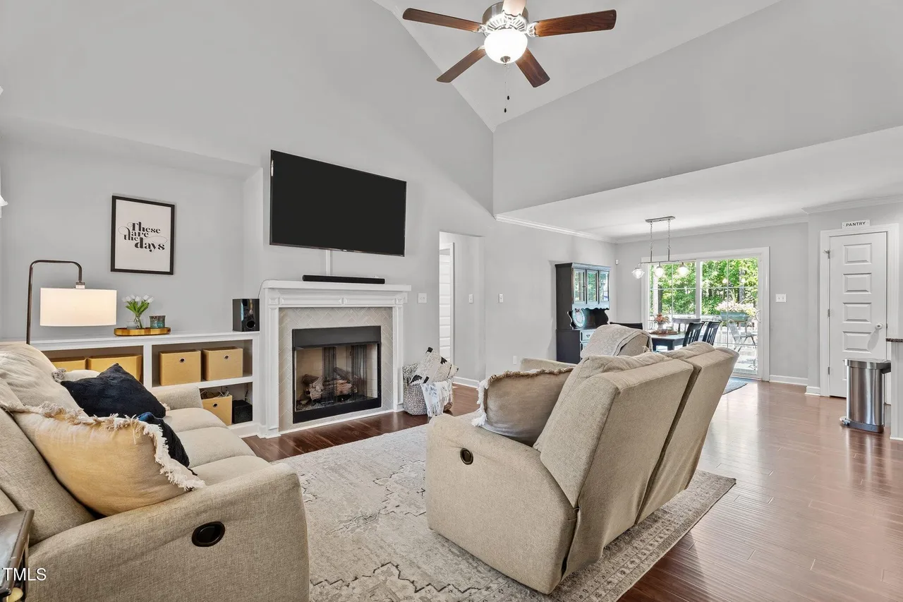 Living Room in North Ridge Estates Home Louisburg NC