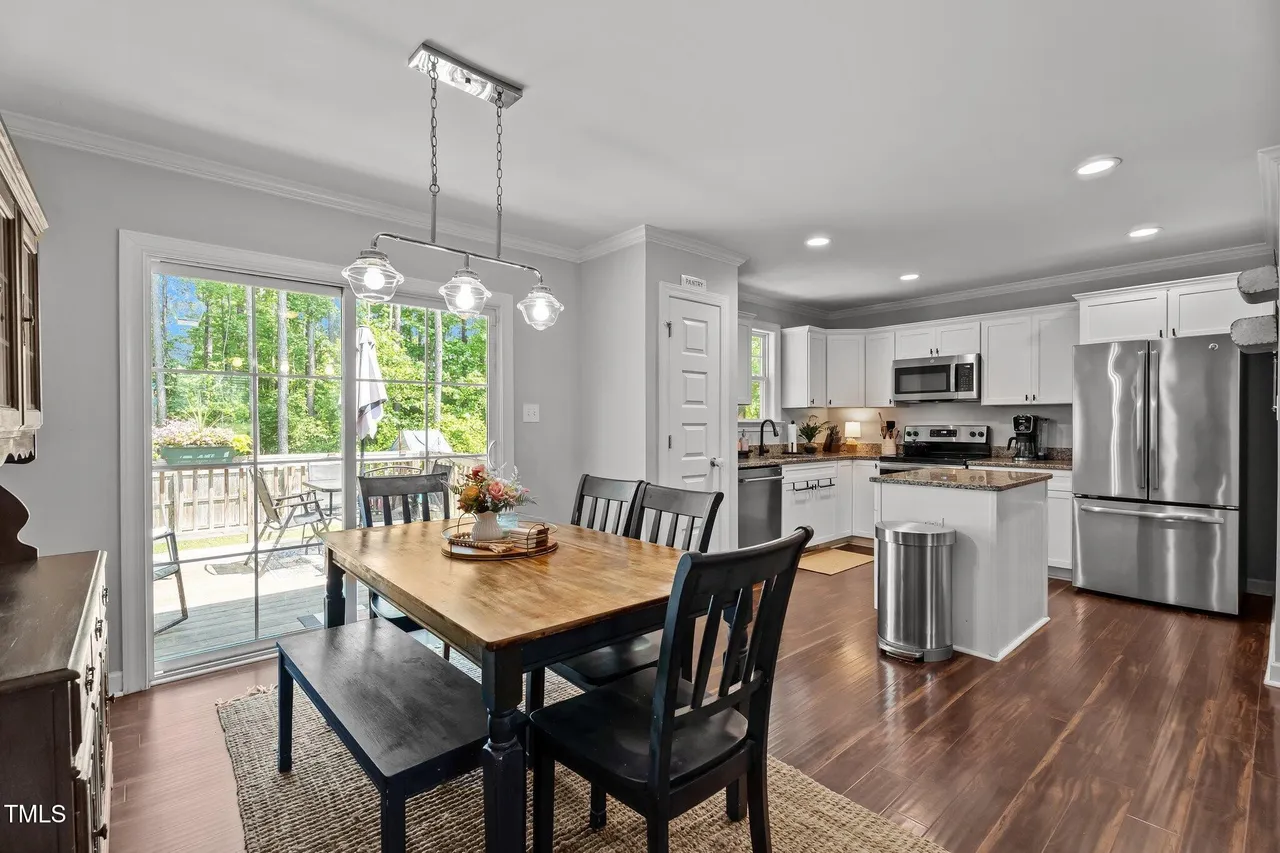 Kitchen & Dining Room in North Ridge Estates Home Louisburg NC