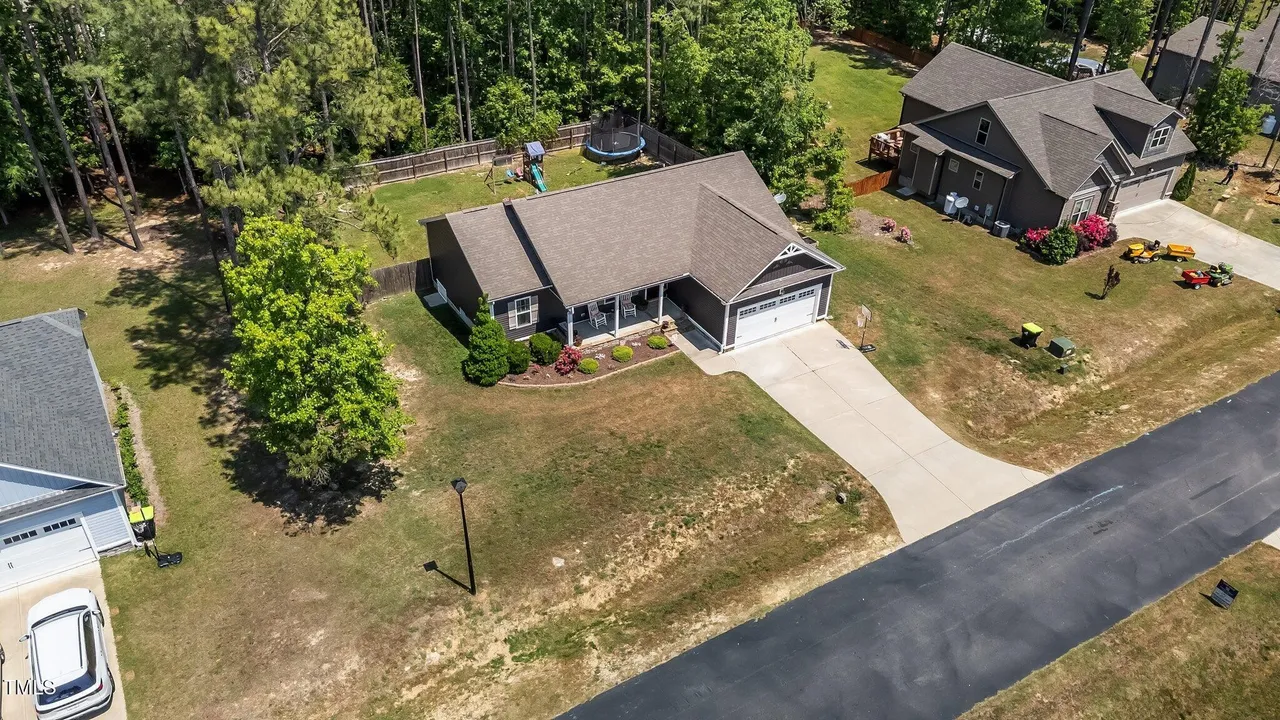 Aerial View of North Ridge Estates Louisburg NC Homes