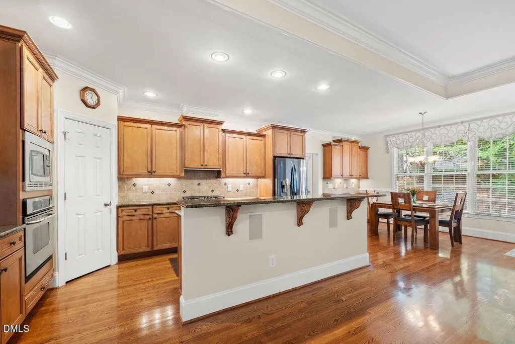 Large Kitchen with Island in Heritage Wake Forest Home