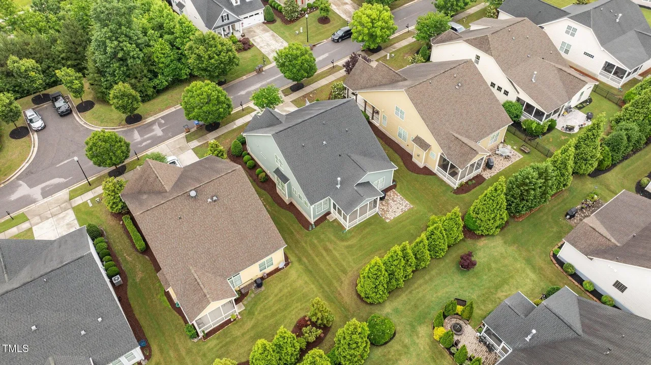 Aerial View of Traditions Wake Forest NC Homes