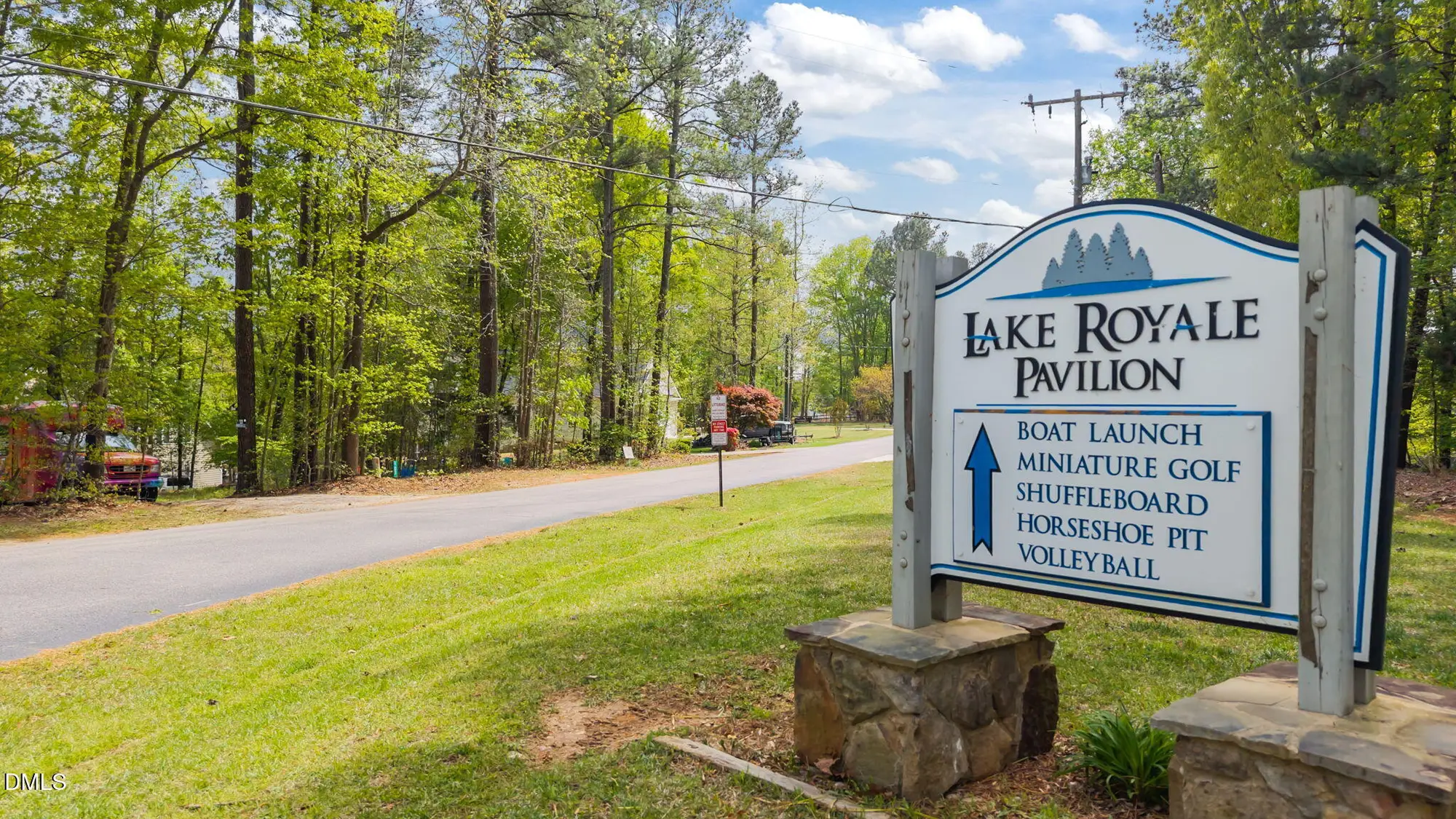 Lake Royale Sign in Louisburg NC