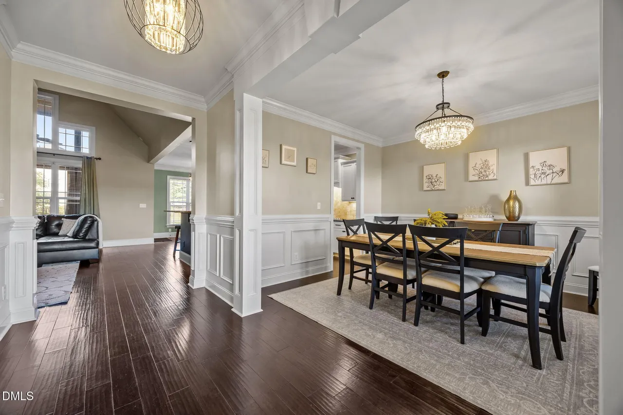 Dining Room in Valley View Farm Apex NC Home