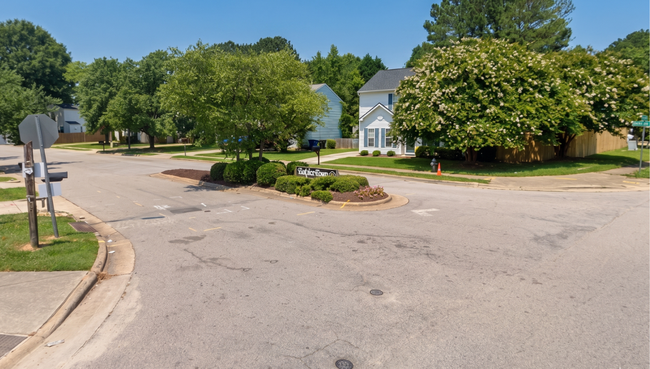 Berkshire Downs Subdivision Entrance at McGuire Dr and Perry Creek Rd in Raleigh NC