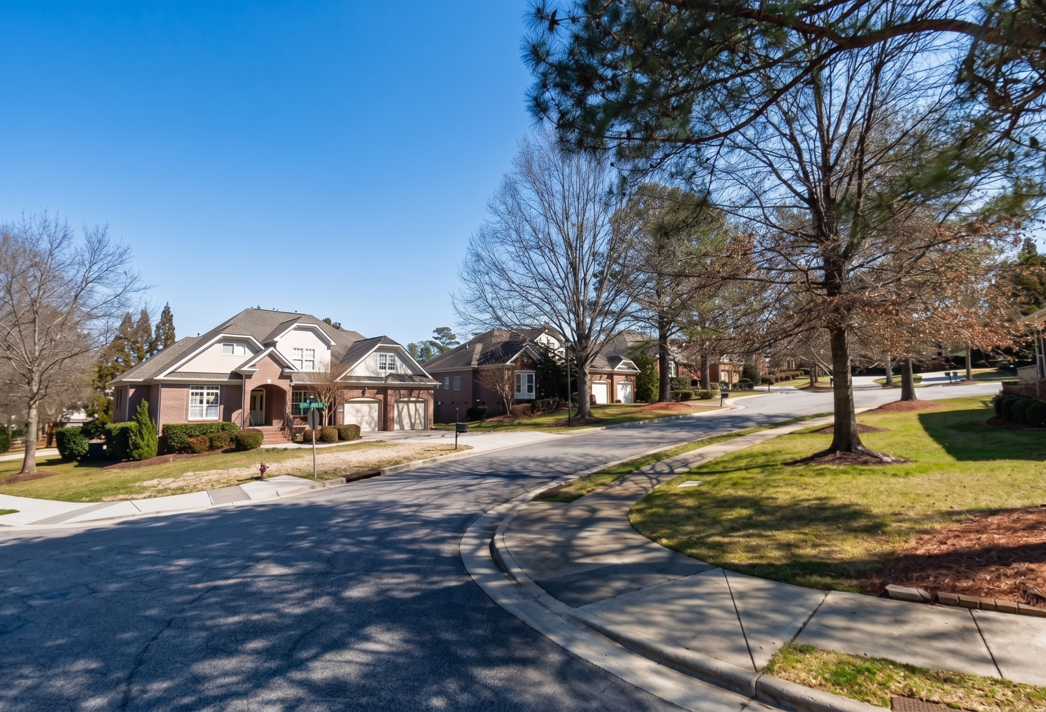 Brick Ranch Homes in Daltons Ridge in Raleigh NC