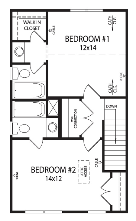 Gloucester Floor Plan Second Floor