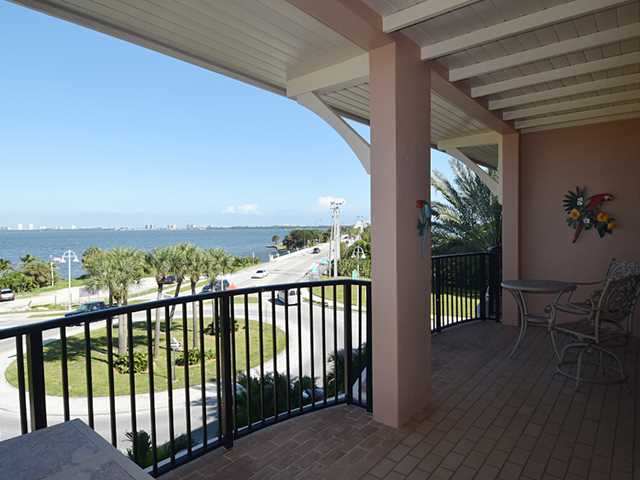 A Balcony in the Renar River Place in Downtown Jensen Beach