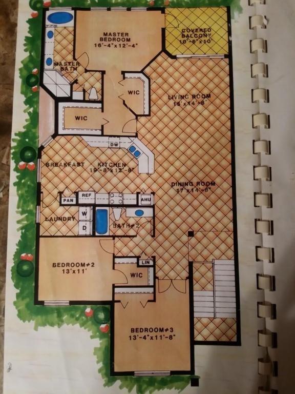 Floor plan of Sawgrass Villas in Palm City