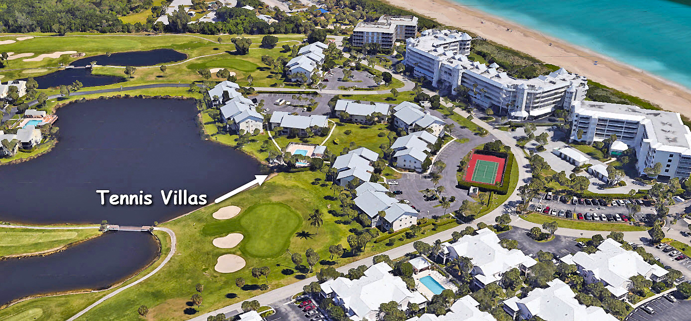 Tennis Villas in Indian River Plantation on Hutchinson Island in Stuart Florida