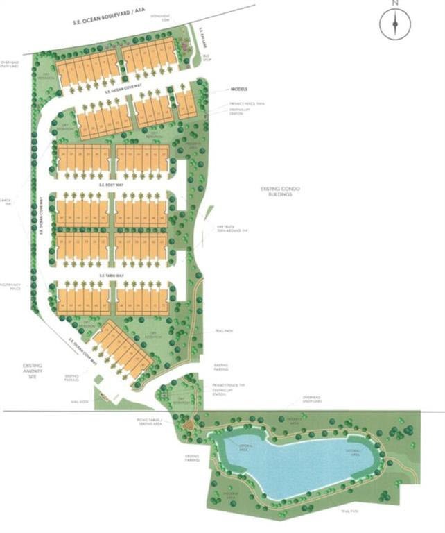 Ocean Cove in Stuart FL Plot Plan