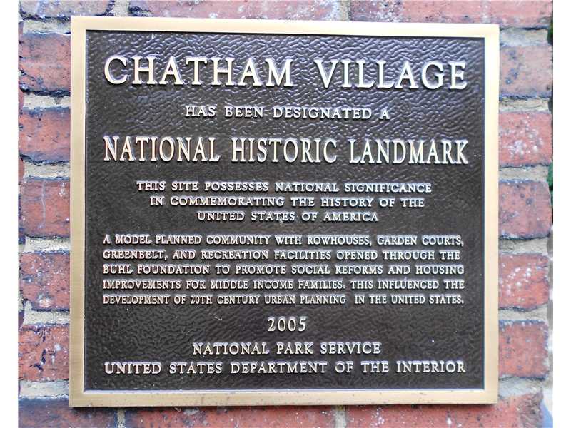 Chatham Village is a National Historic Landmark