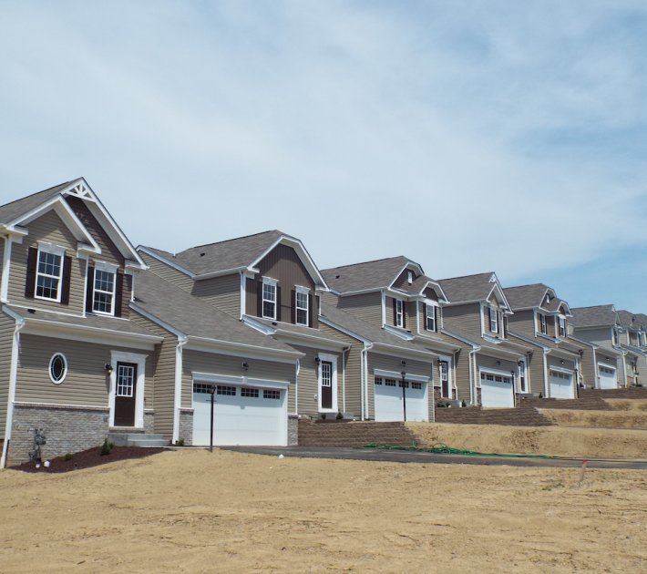 Home with two-car garage