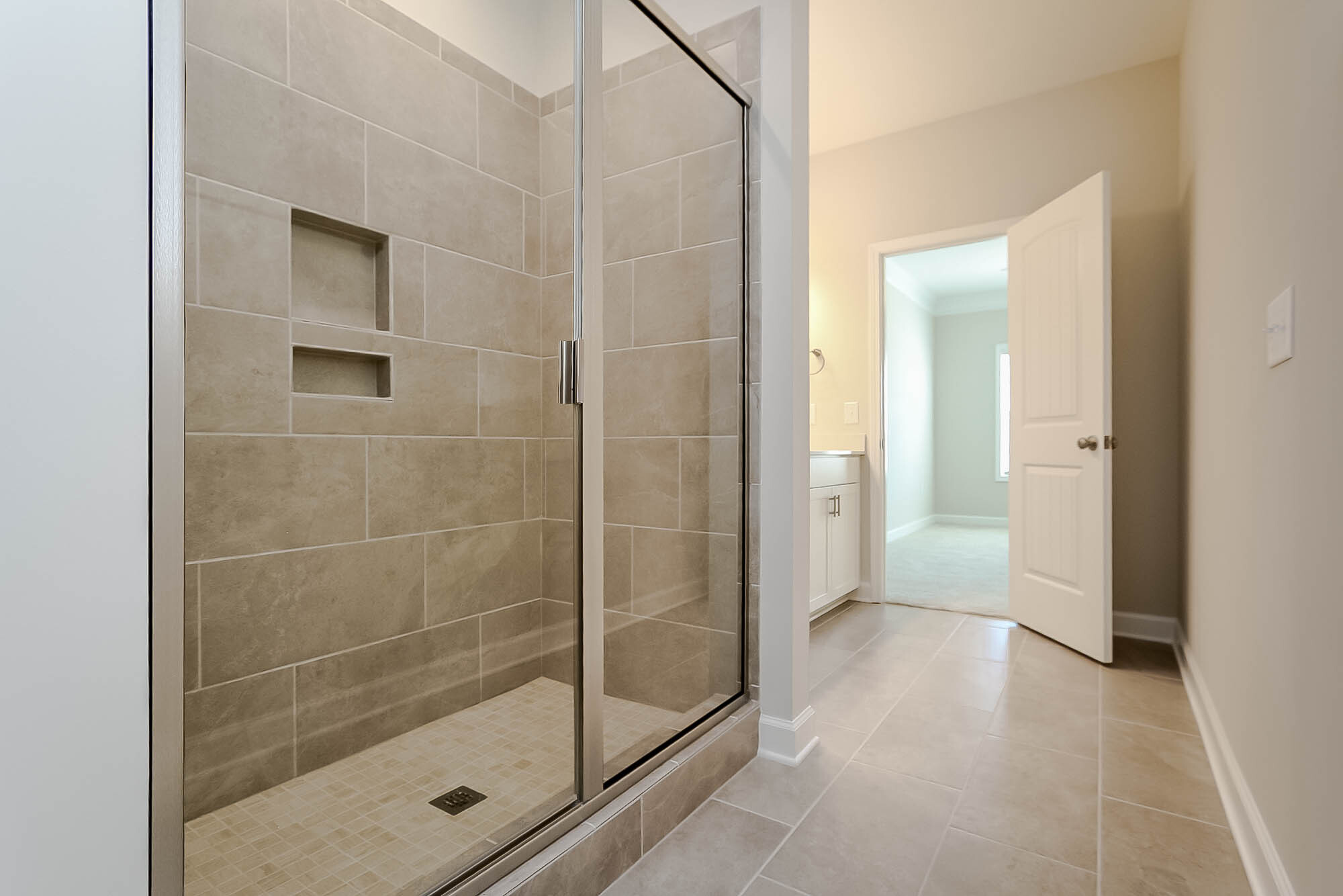 Walk in Shower-Master Bathroom