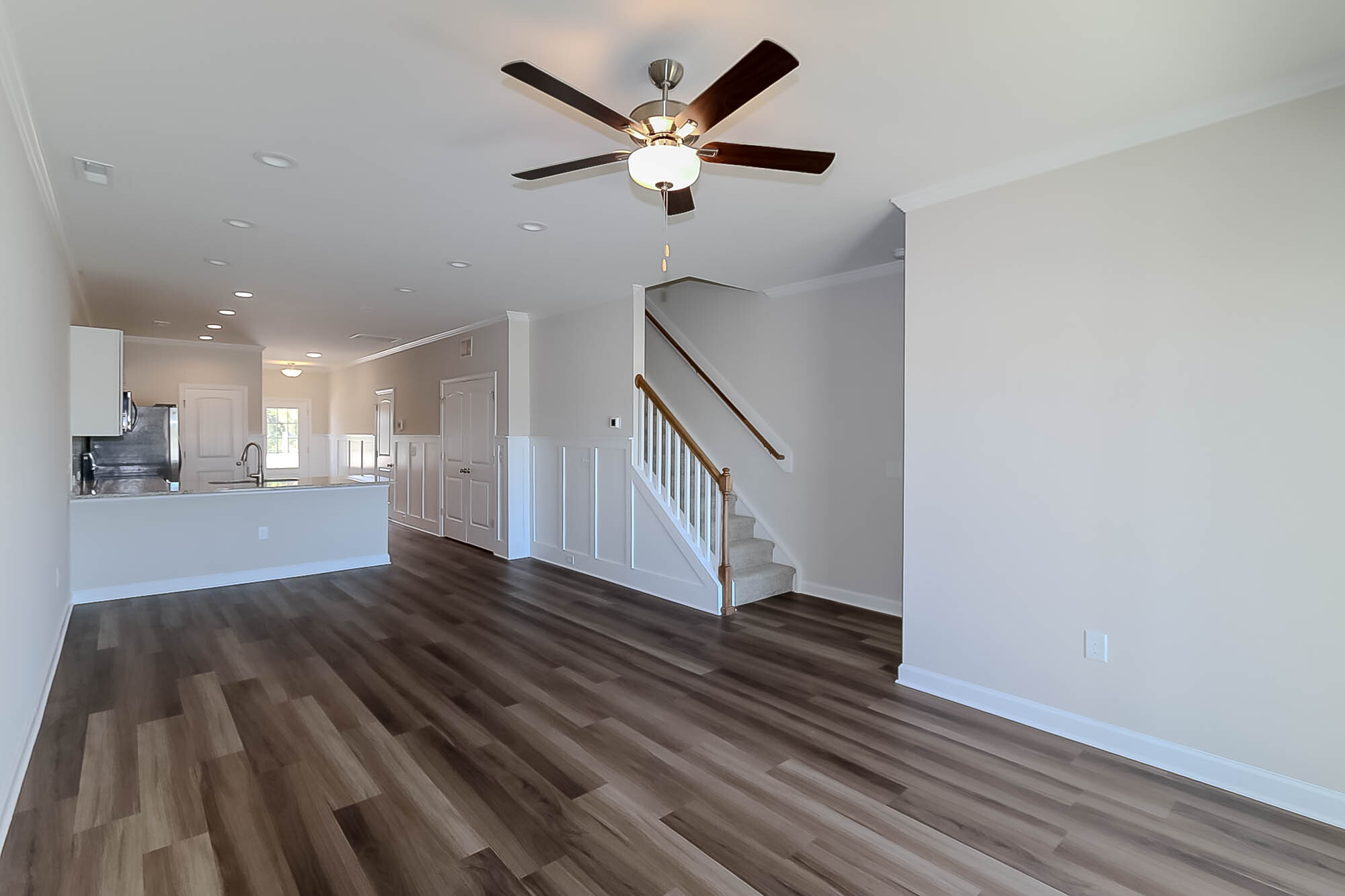 Dining Room/Living Room view