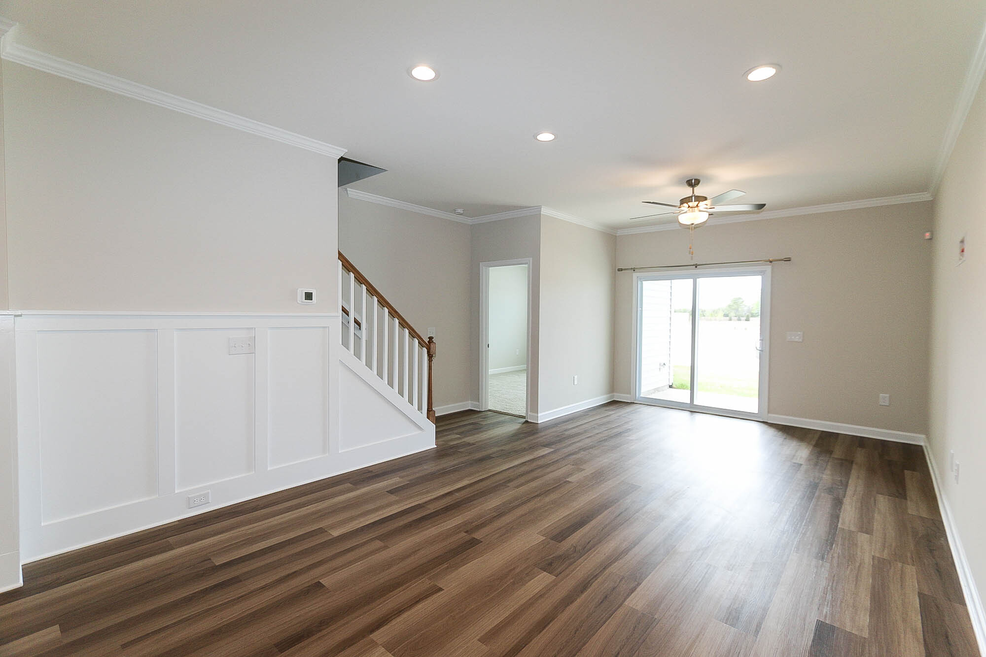 Dining Room/Living Room view