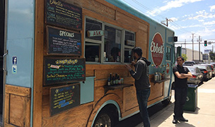 Food truck in Durham