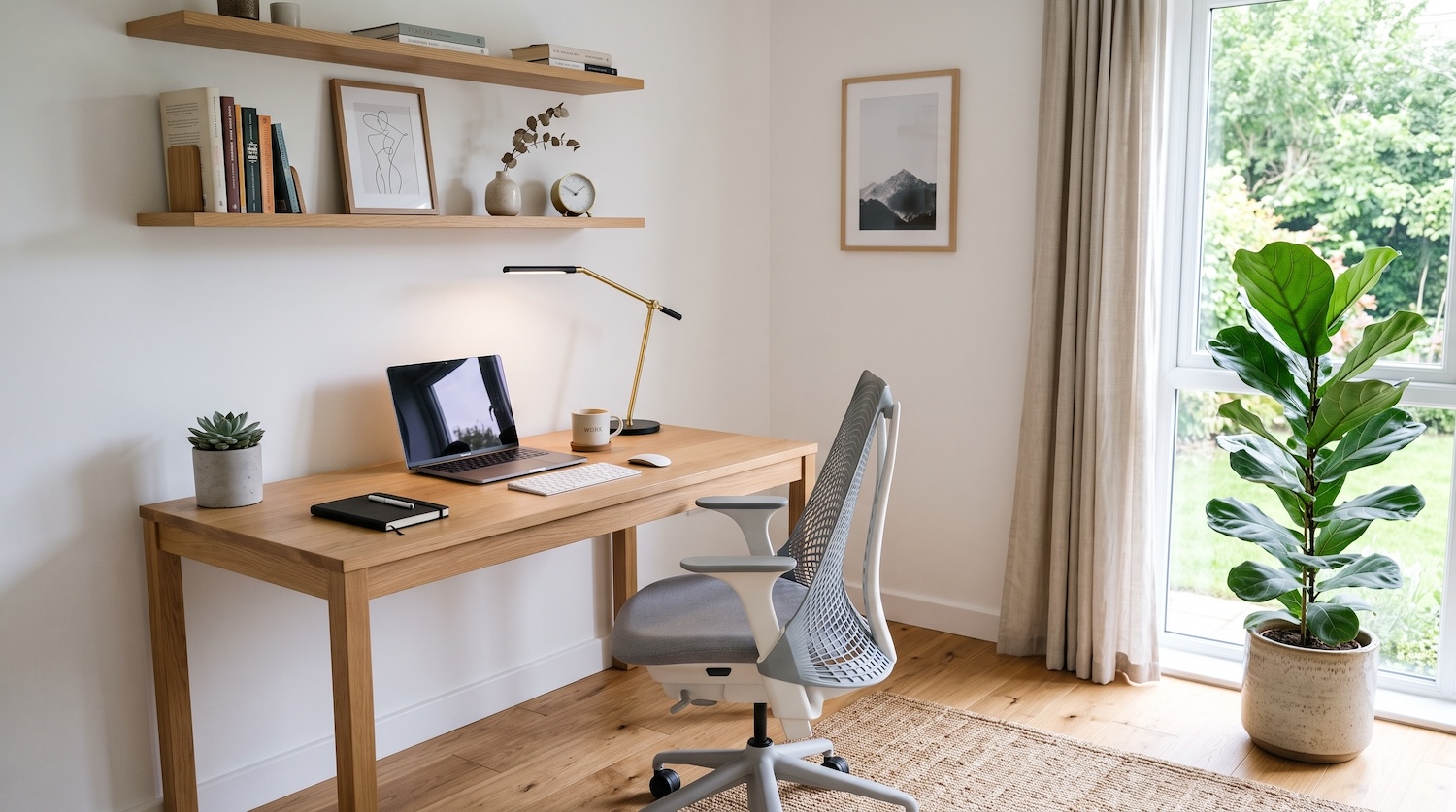 Flexible room for home office or guest space