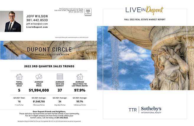 3rd Quarter 2022 Sales Trends Report for Dupont Circle