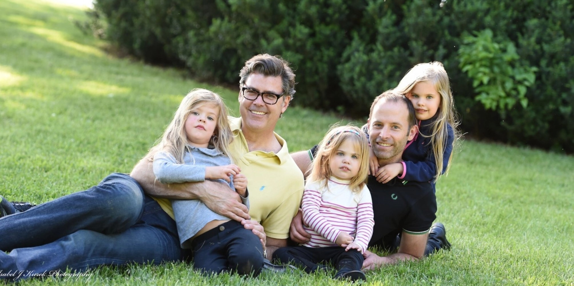 Jeff Wilson with his family