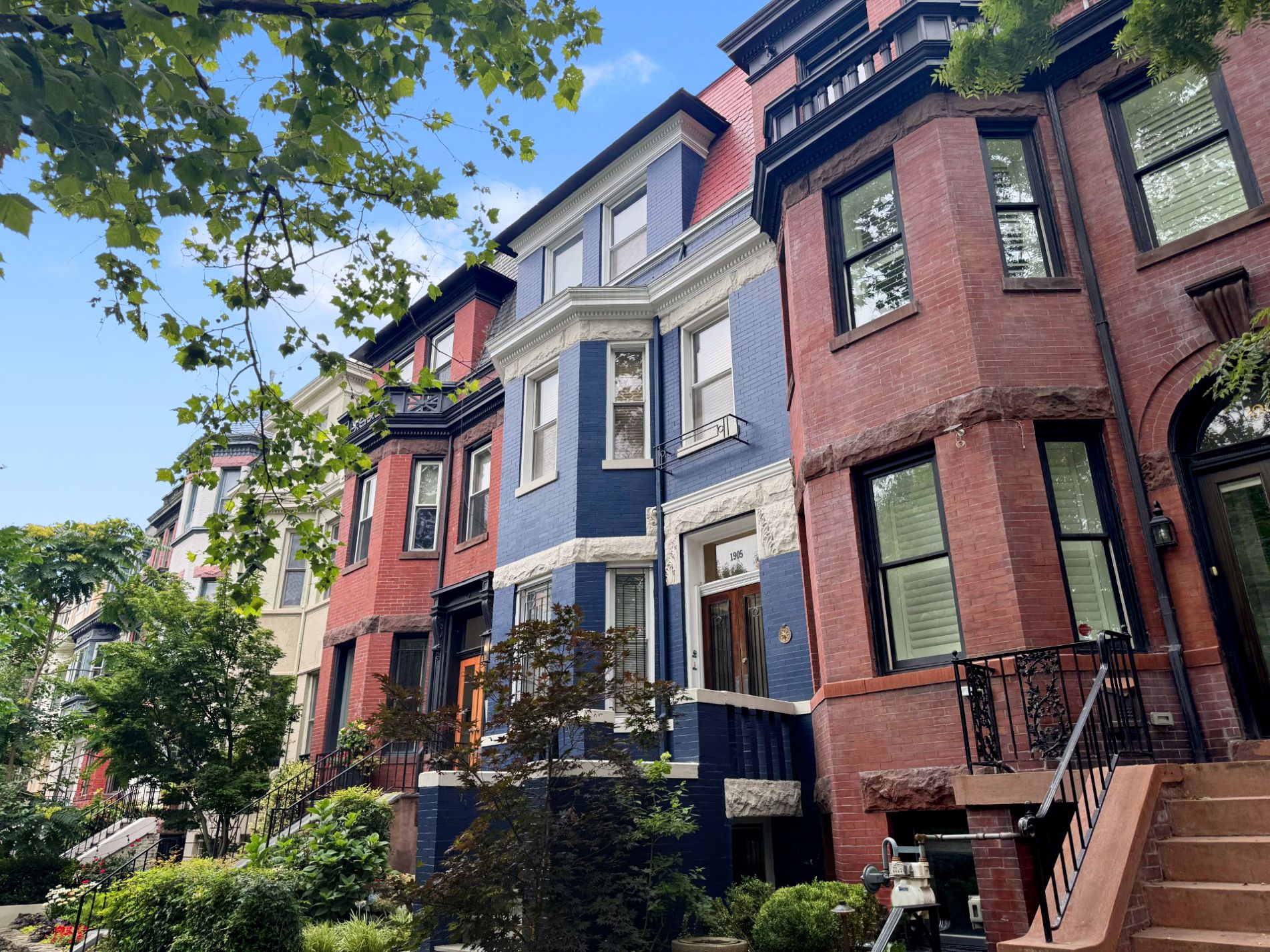 exterior of 1905 S Street NW in Washington DC