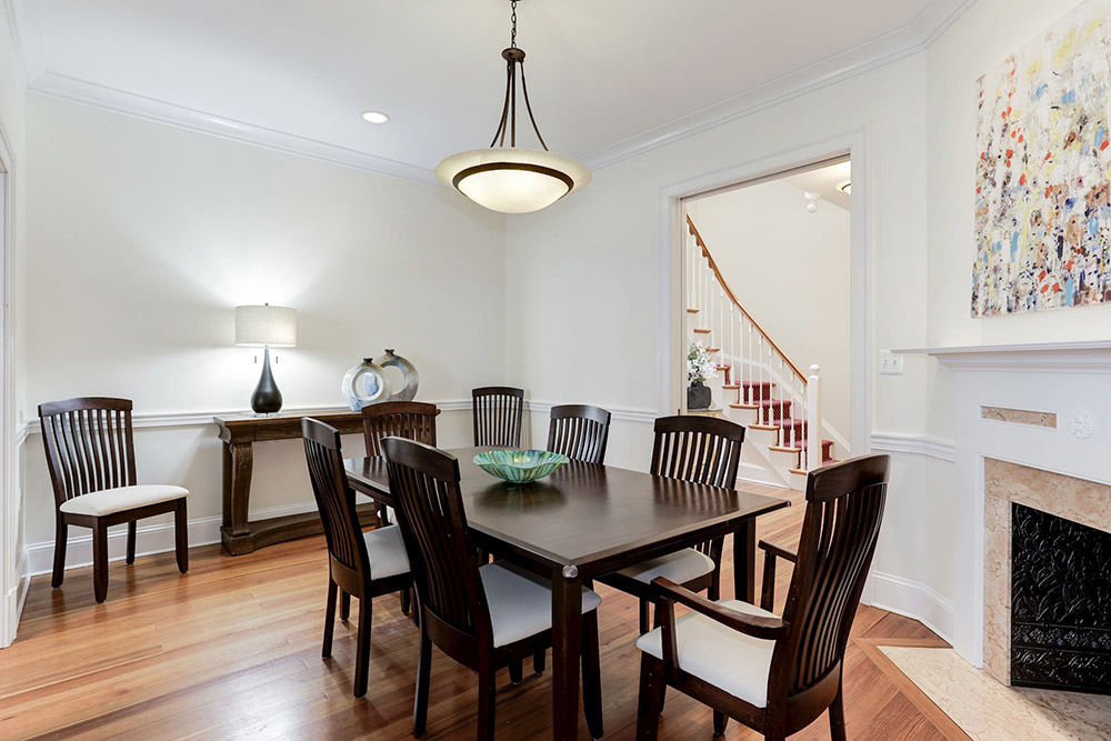 Dining Room with Fireplace