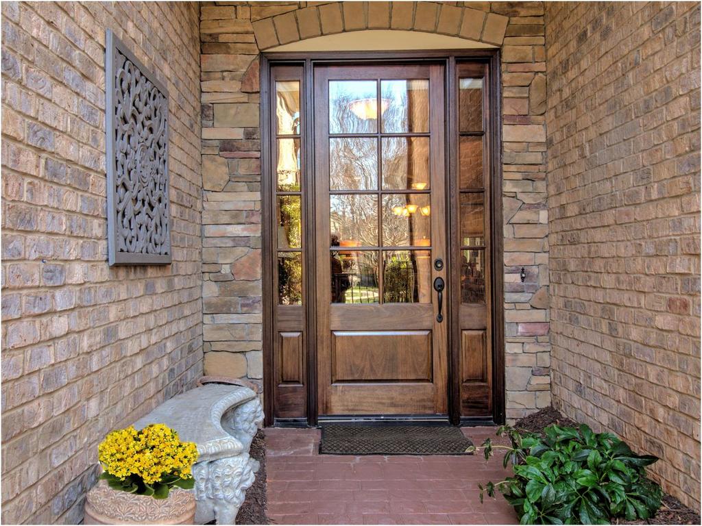 Gorgeous Warm Wood Entry Door