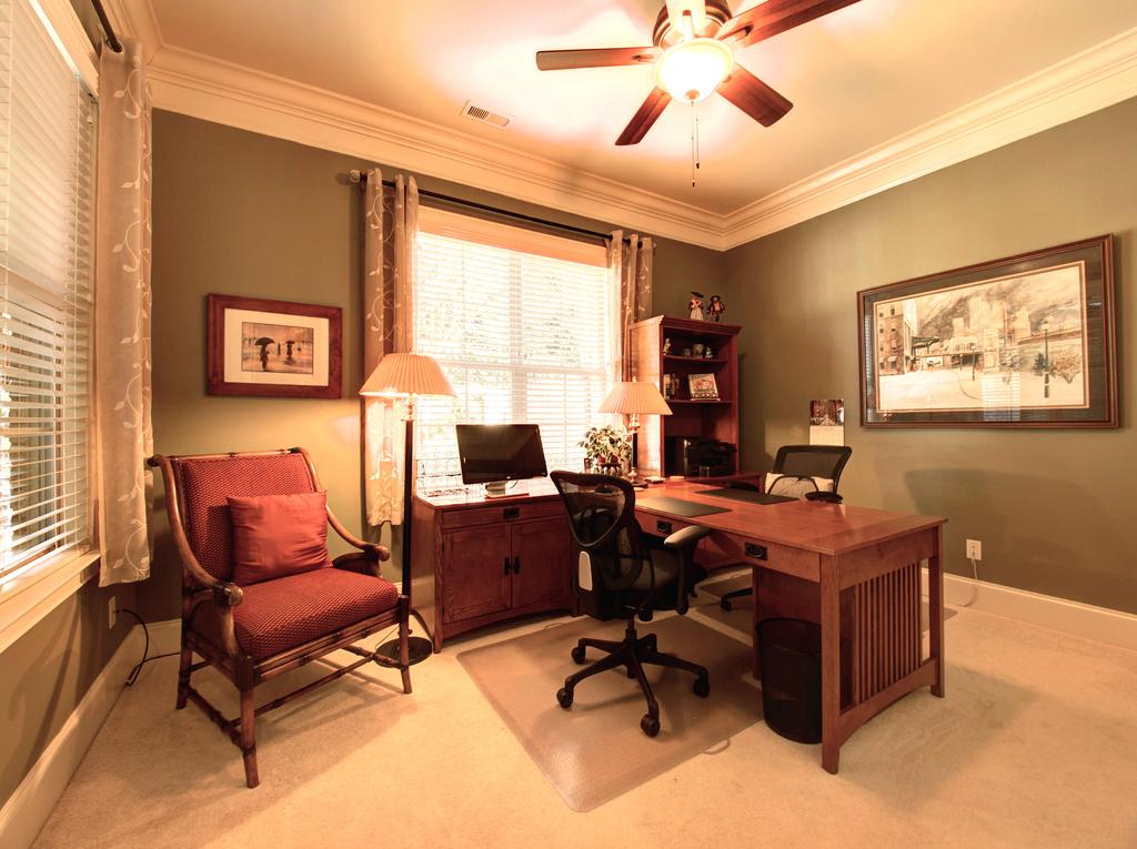 First Floor Guest Suite _ Serves as a Great Office/Study/Den