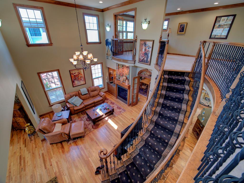 Look Down from Loft/Music Room