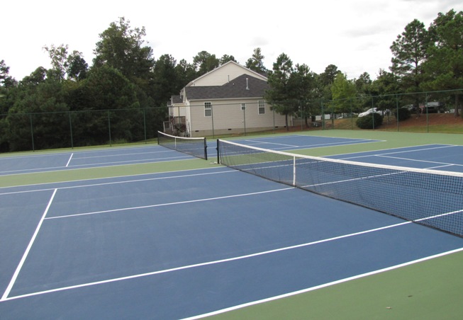 Holly Glen Neighborhood Tennis Court Holly Springs NC