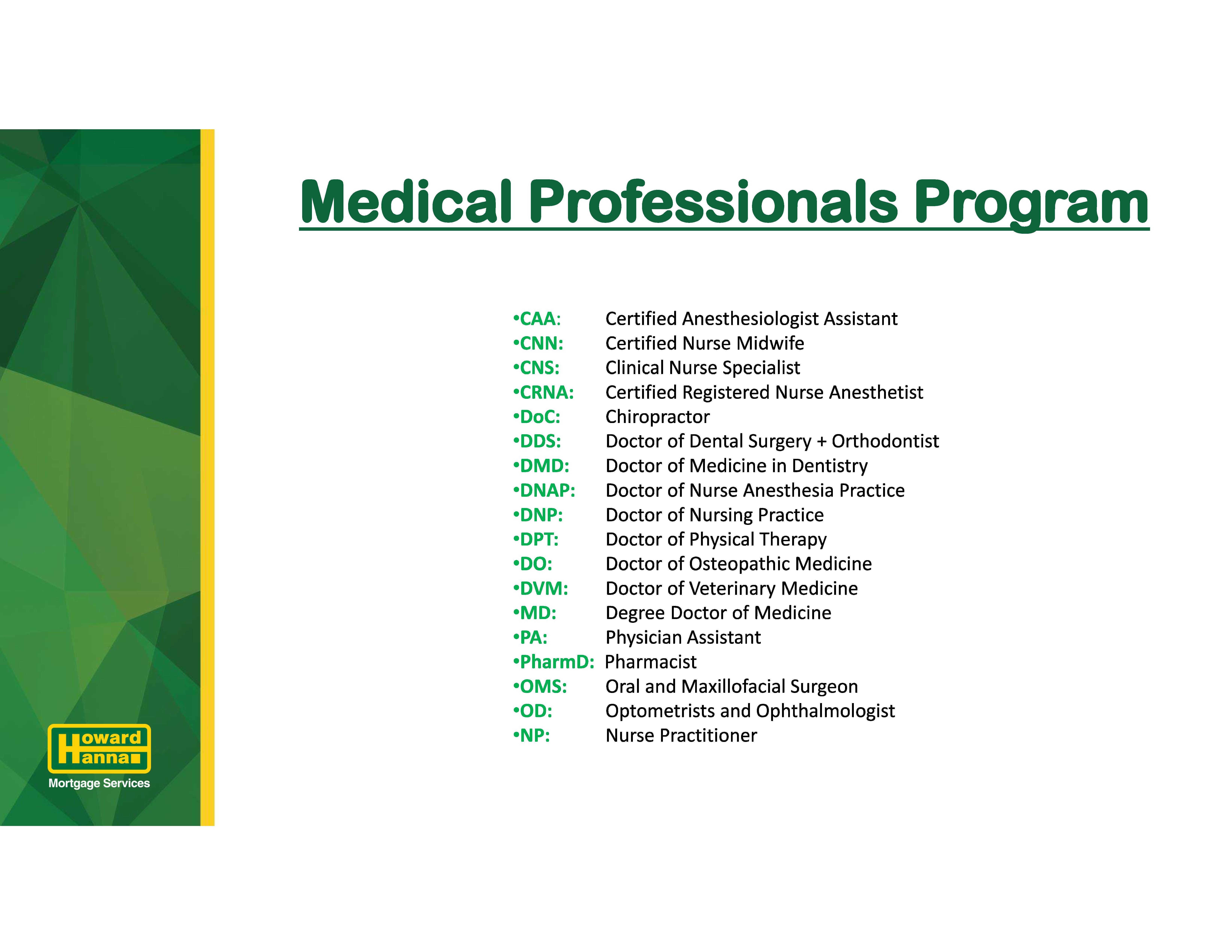 Physician Plus Eligibility - Specialties