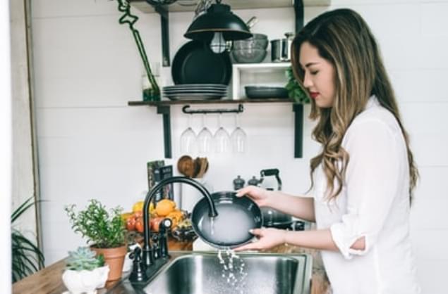 Woman in kitchen