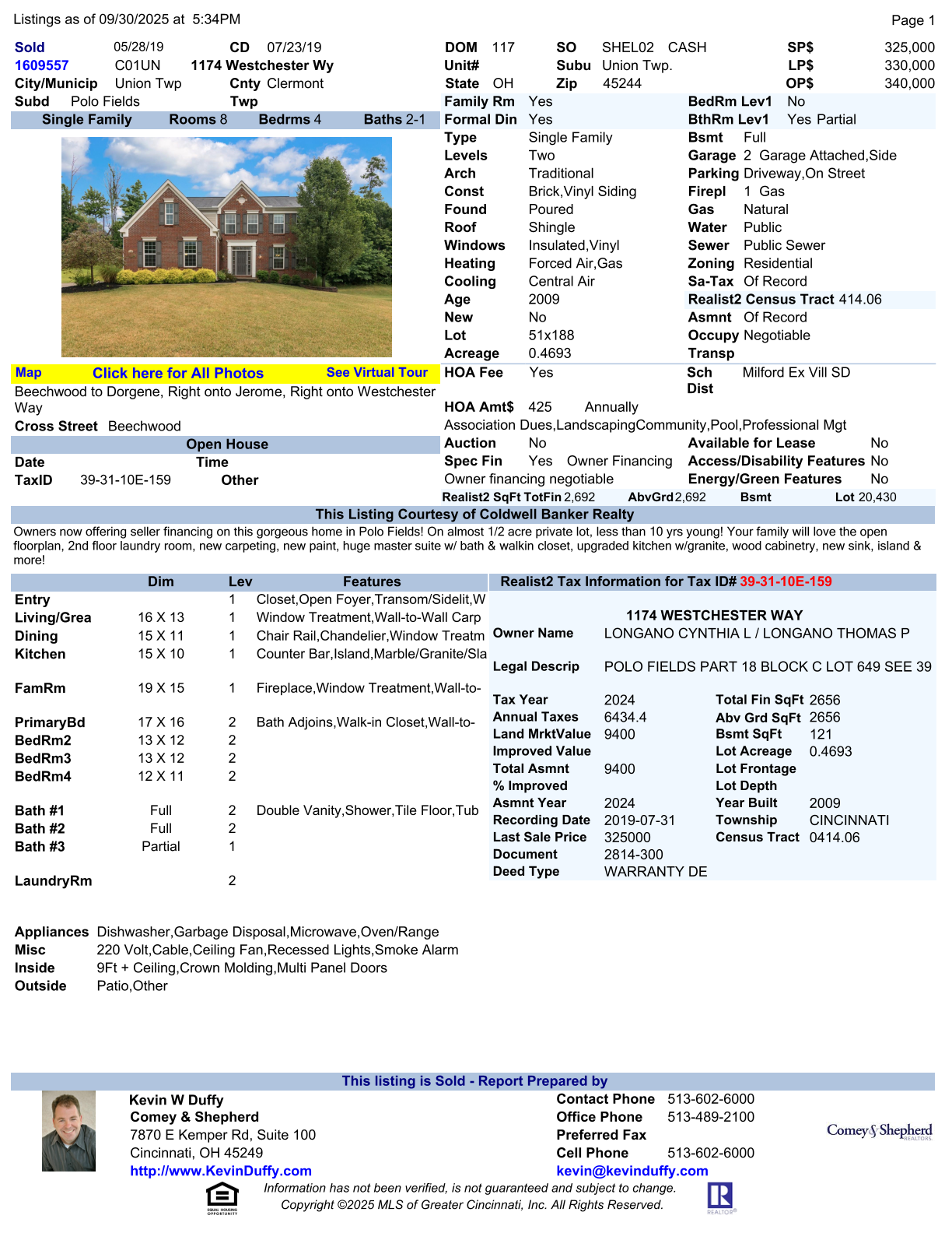 12 1174 Westchester Wy