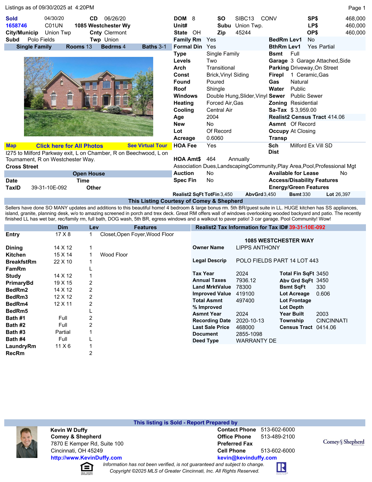 14 1085 Westchester Wy