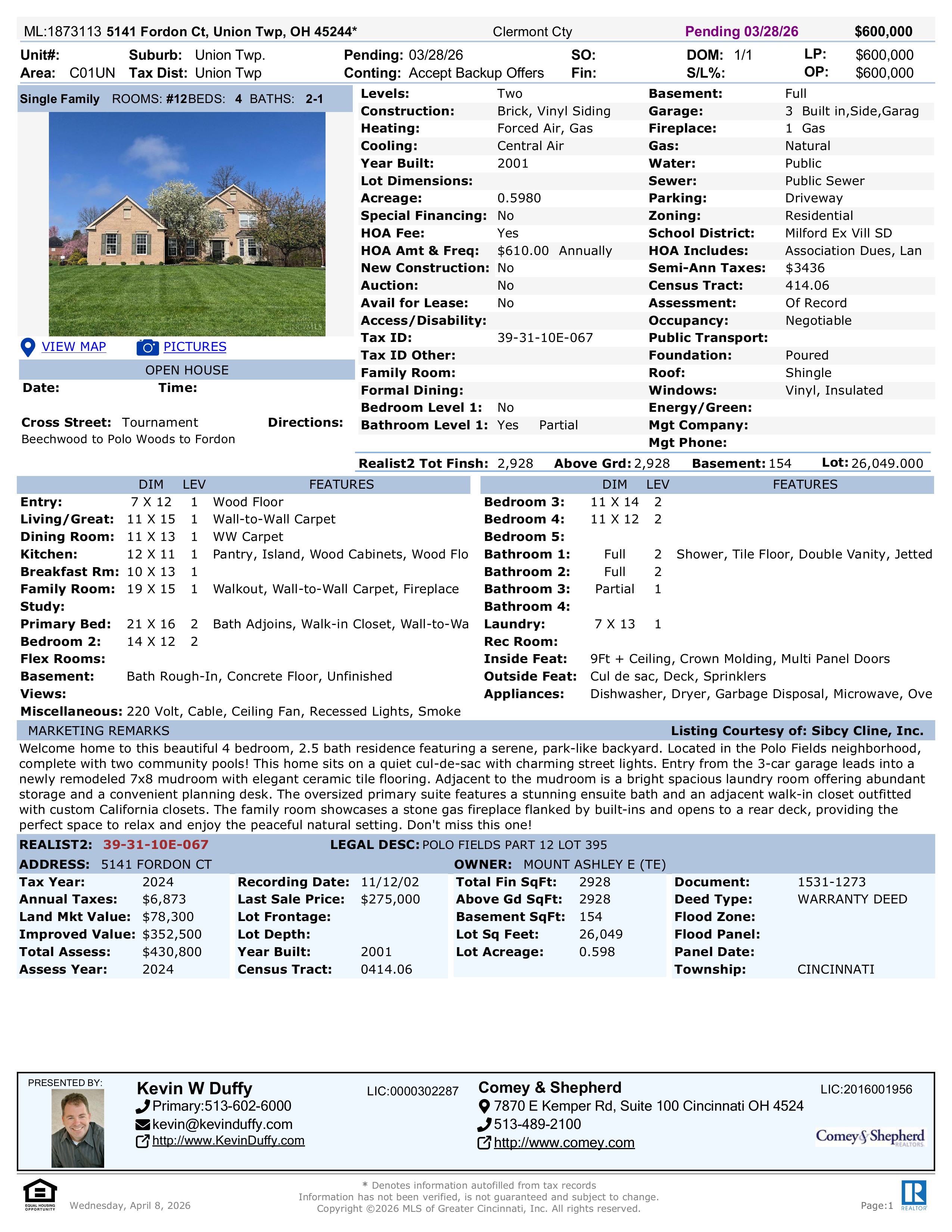 Pending 5141 Fordon Ct