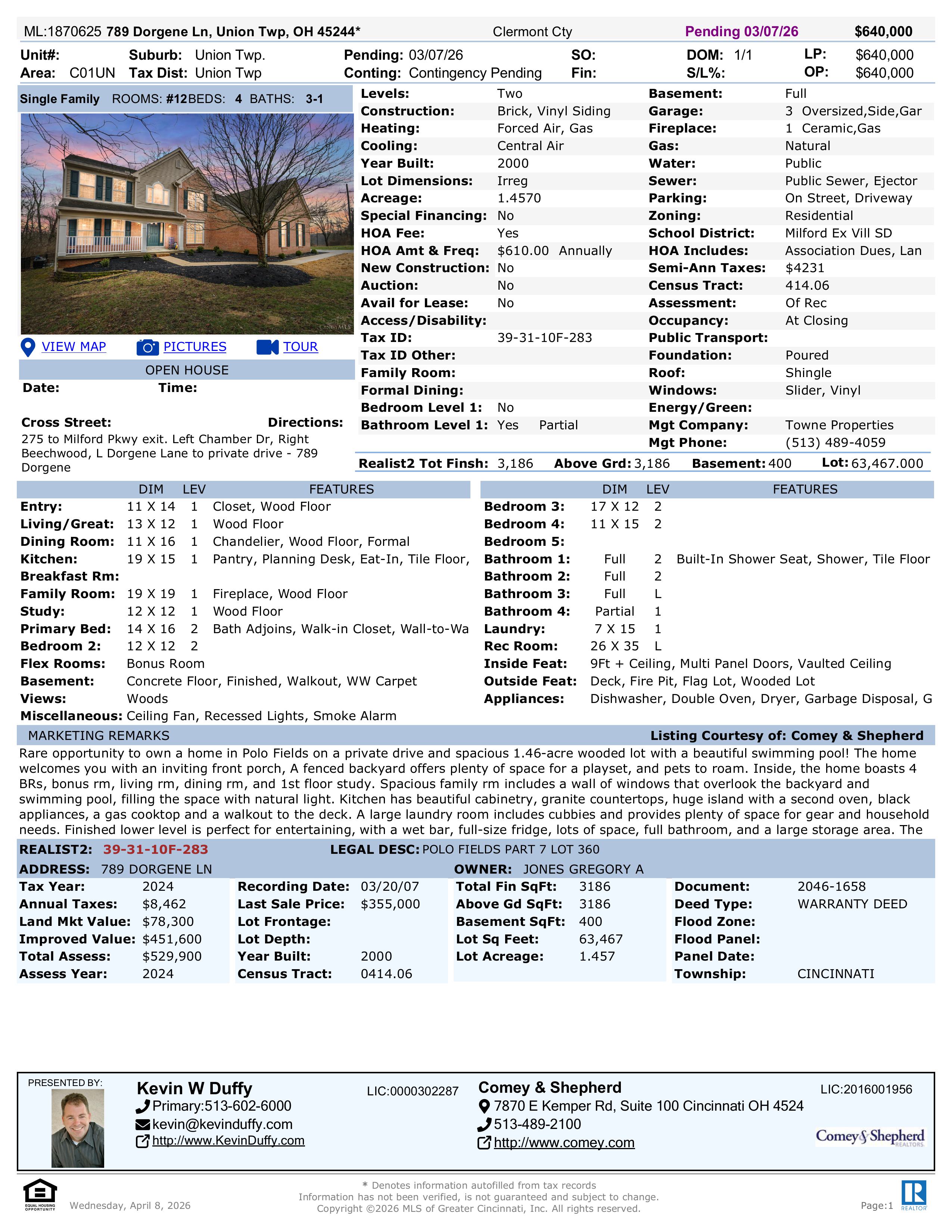 Pending 789 Dorgene Ln