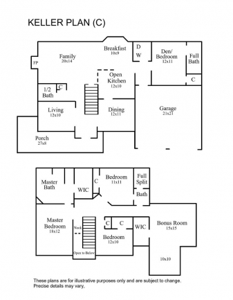 Keller Floor Plan