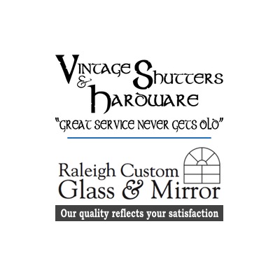 Vintage Shutters & Hardware / Raleigh Custom Glass & Mirror
