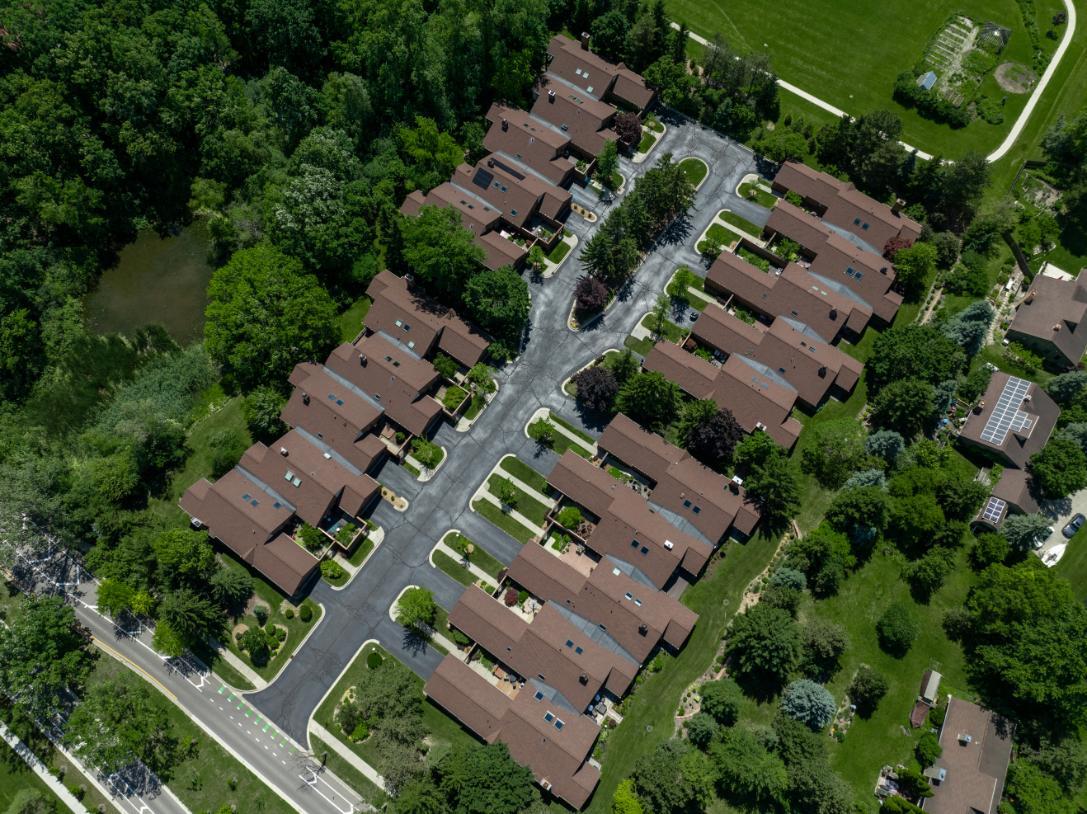 Ridgmaar Square - Ann Arbor aerial overview
