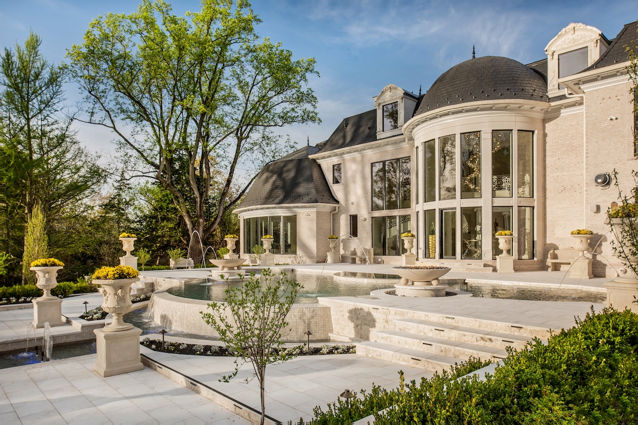 Chateau du Soleil 18thCentury Frenchinspired Mansion in Langley Farms