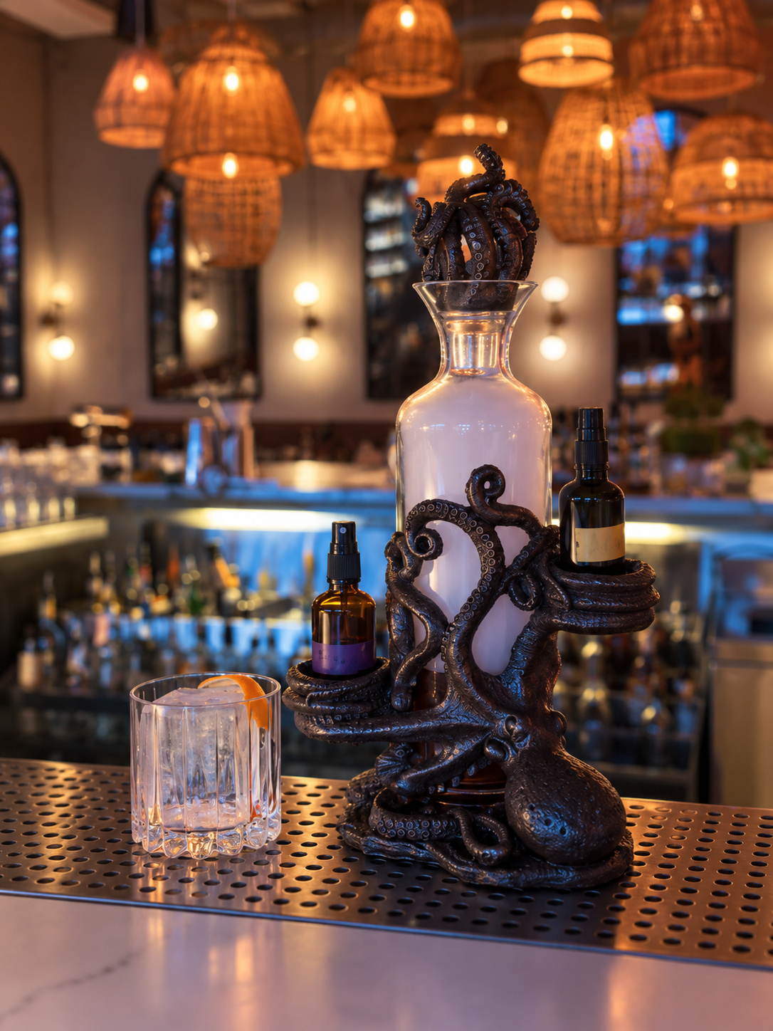 Deep Sea Kraken cocktail at Doya