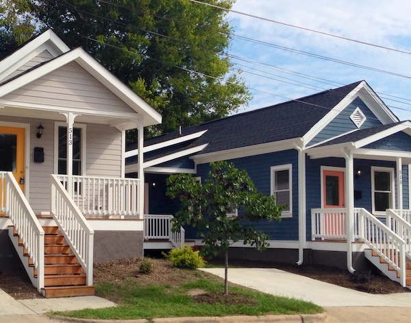 two renovated houses