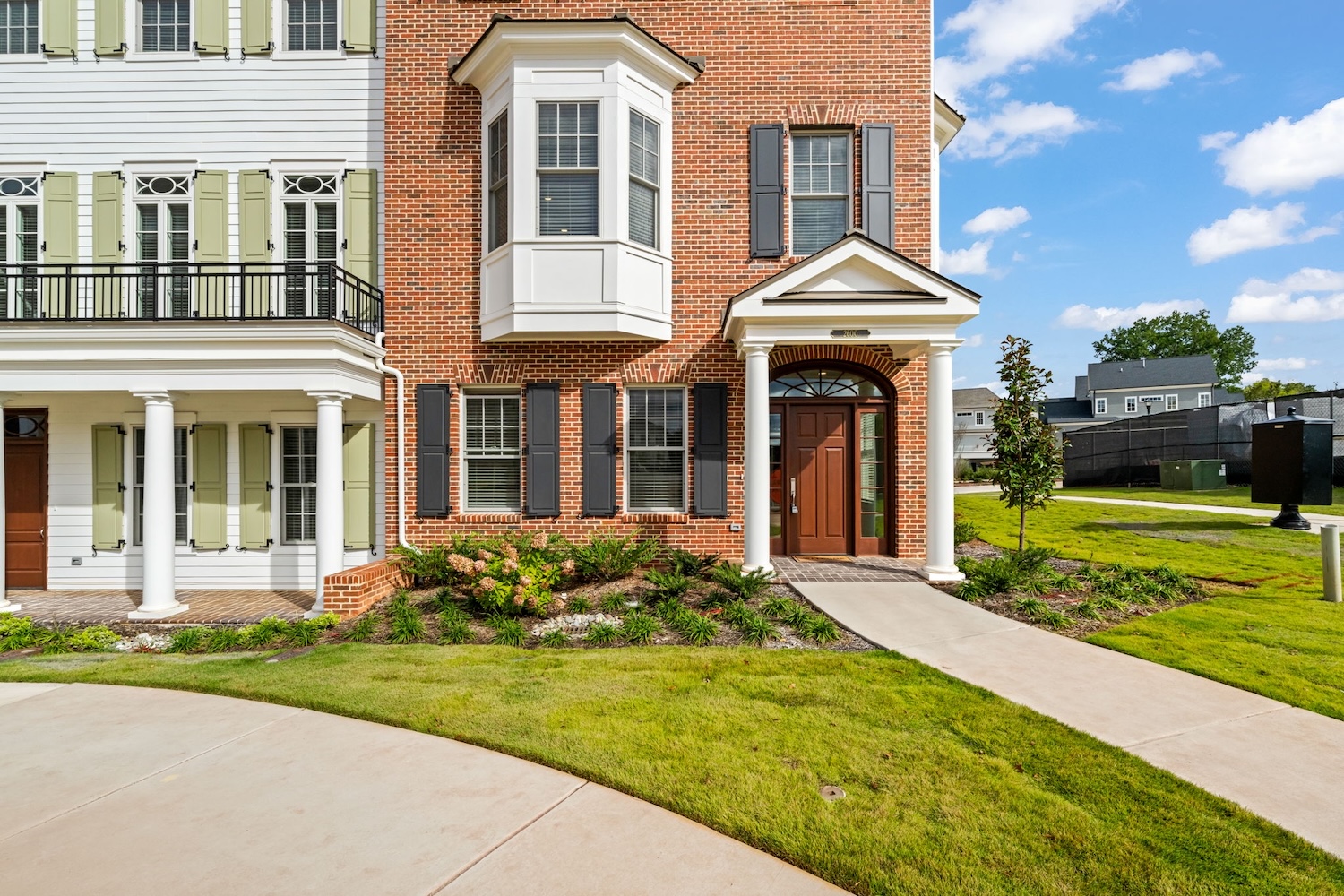 Front entrance close-up