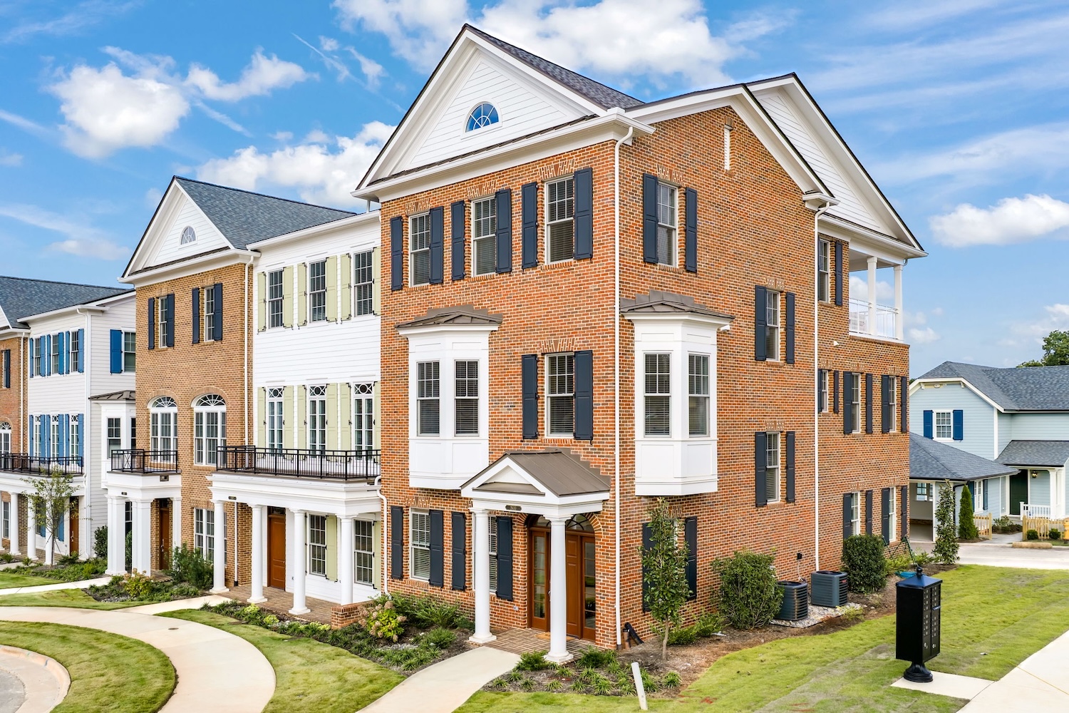 Corner unit exterior view