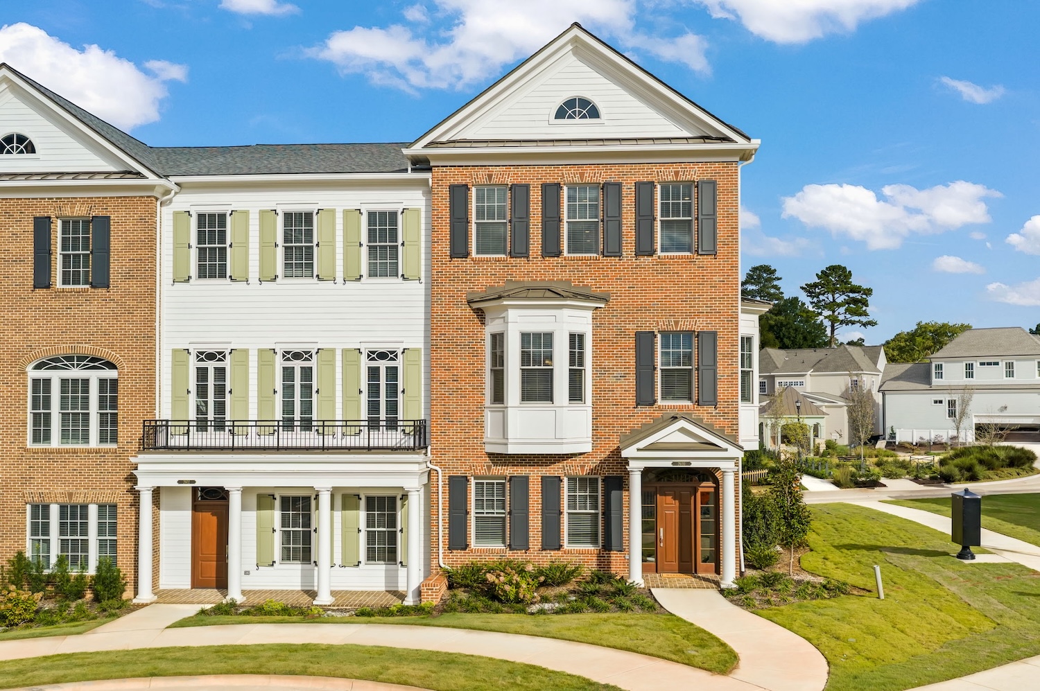 Street side row view