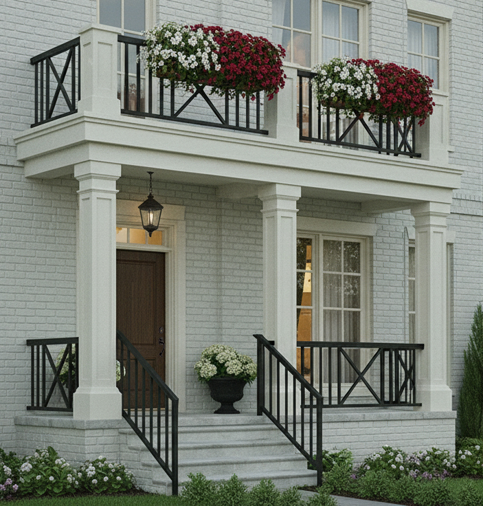 front of residence building