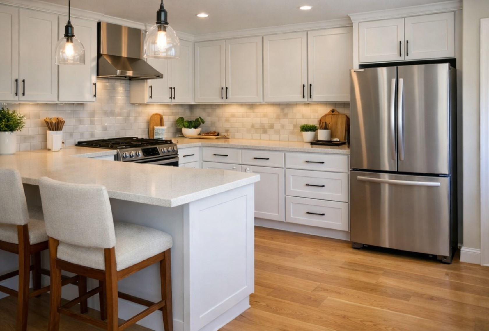 kitchen after renovations