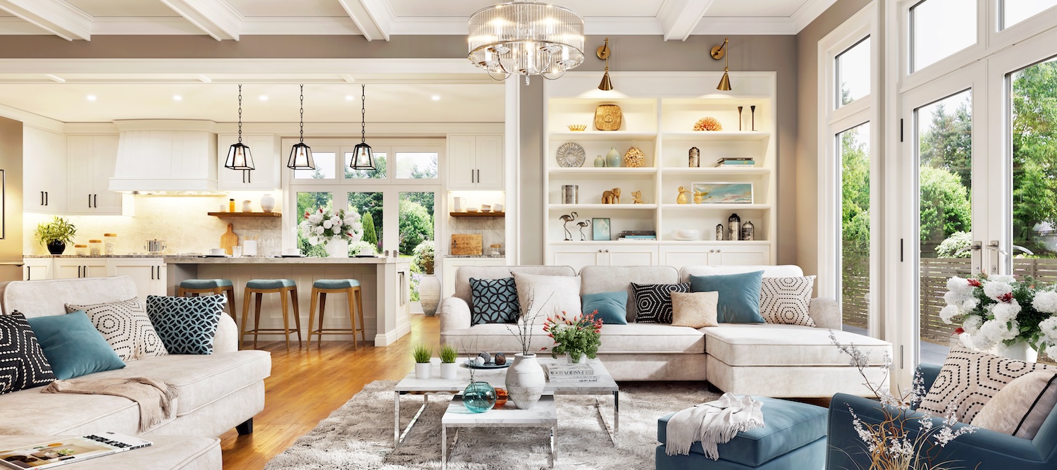 Staging a home to improve marketability