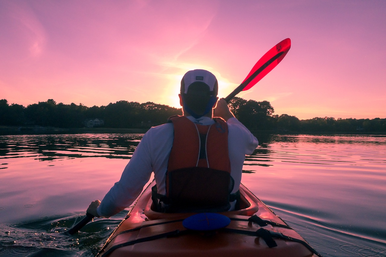 kayaking at old village