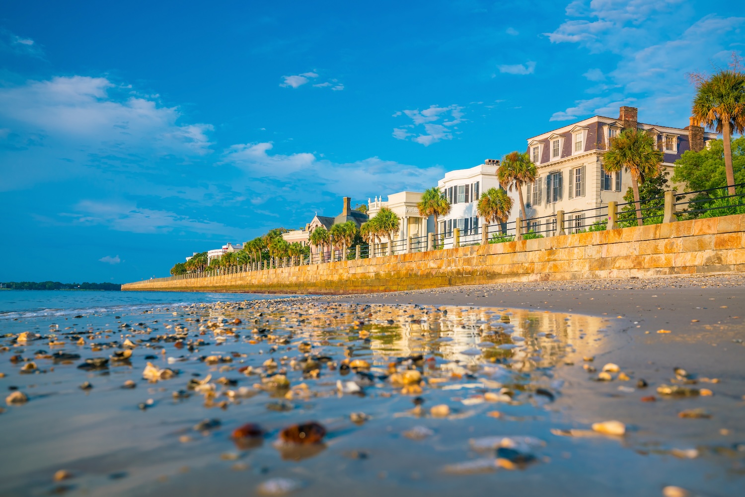 Tidal creek waterfront setting near Charleston South Carolina